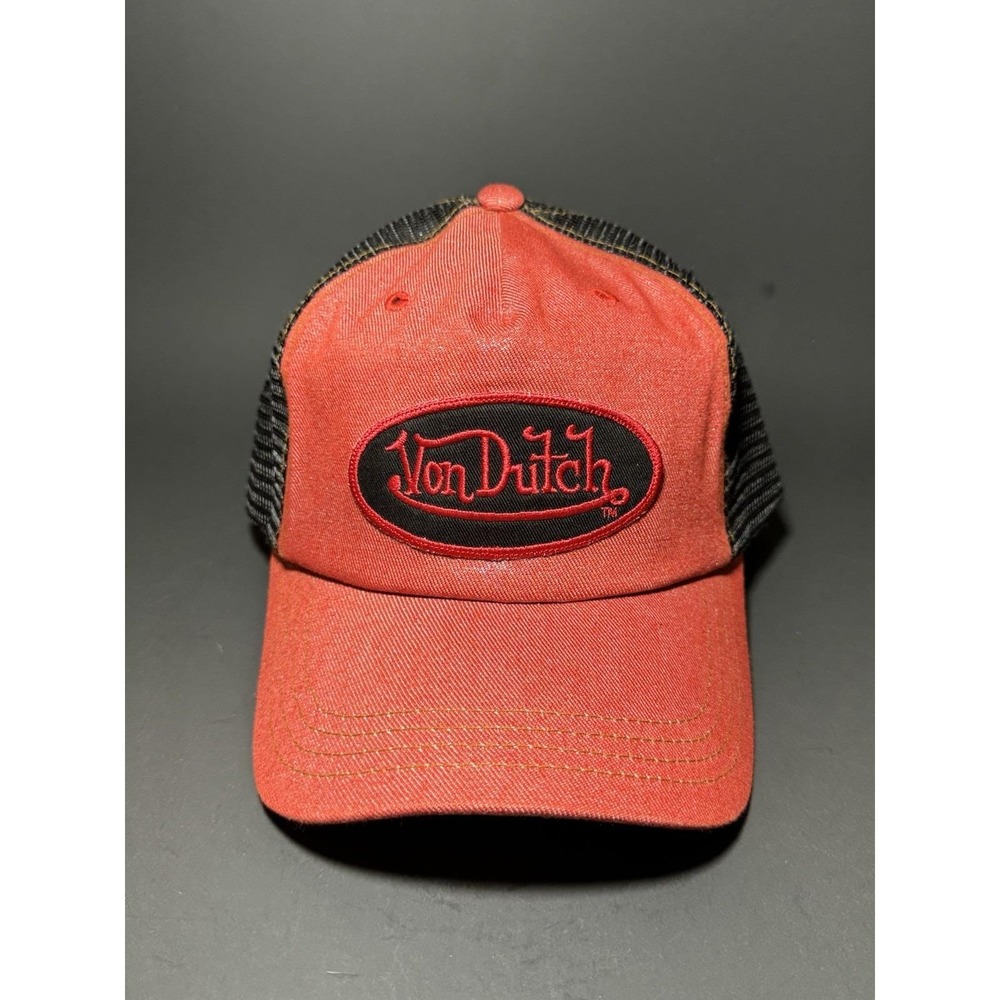 Y2K Von Dutch Mesh Back Hat One Size